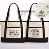 Fiesta Faves Beach Tote Bags