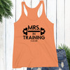Personalized Mrs. In Training Tank Top + Workout Towel (More Colors!)