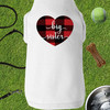Personalized Plaid Heart Dog Shirt