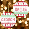 Personalized Gingerbread Sweater Christmas Ornaments for the Family - Custom Name Ornaments and Classic Holiday Tree Decorations