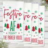 Personalized Festive AF Christmas Napkin Set