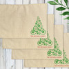 Boho Christmas Tree Personalized Linen Placemats