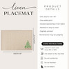 Boho Christmas Tree Placemats