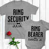 Personalized Ring Security Ring Bearer T-Shirt or Bodysuit