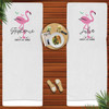 Deco Flamingo Beach Towel