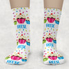 Custom Kids Socks: Sweet Stuff Cupcake - Personalized Socks for Girls
