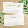 Disposable Face Mask Set: Personalized Beaches Booze Besties Masks