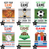 Sports Theme Hand Sanitizer Labels - Boys Personalized Sanitizer Favor Stickers - Custom Sanitizer Decals for Children - Football Stickers - Basketball Hand Sanitizer Labels - Baseball Labels - Soccer Stickers - Hockey Stickers