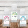 Custom Baby Shower Hand Sanitizer Labels & Bottles: Oh Baby! Baby Shower (More Colors!)