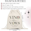 Vino Before Vows Tote + Favor Bags