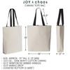 Custom Printed Canvas Tote Bags | Joy & Chaos