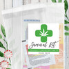 Cannabis Cross Survival Kit Labels + Bags