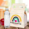 Personalized Kids Lunch Tote - Rainbow Canvas School Lunch Bag for Girls - Kindergarten Gifts