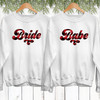 Retro Plaid Bride + Babe Sweatshirts