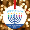 Let's Get Lit Hanukkah Ornament