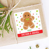 Gingerbread Cookie Christmas Gift Labels