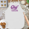 Personalized Retro Chef Aprons - Custom Aprons for Toddler Girls, Toddler Boys and Children