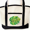 Monstera Leaf Beach Tote