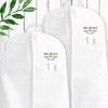 Leaf Heart Bridal Party Garment Bags