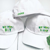 Green Birthday Boy Hat  - Birthday Baseball Hats - Childrens Birthday Hats - Birthday Squad Hats