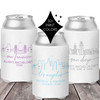 Modern City Skyline Can Coolers
