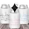 Modern City Skyline Can Coolers