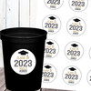 Graduation Party Favor Labels for Cups - Custom Printed Graduation Stickers - Personalized Waterproof Labels for Graduation Party - College Graduation Party Supplies - High School Graduation Party Decor - Bulk Favor Labels