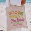 Good Times Palm Tree Tote + Favor Bags