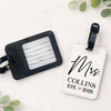 Modern Heart Mr. and Mrs. Luggage Tags