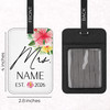 Tropical Floral Mr. and Mrs. Luggage Tags