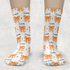 Ghostly Bows Halloween Sock Kids