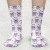 Ghostly Bows Halloween Sock Kids
