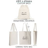 Personalized Tote Bags - Custom Canvas Tote Bags - Custom Canvas Drawstring Backpacks | Joy & Chaos