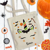 Personalized Halloween Unicorn Trick Or Treat Bag for Girls