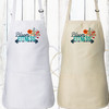 Custom Logo Aprons - Full Color Printing on Bulk Adult Aprons - Butcher Aprons - Aprons with Pockets