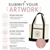 Custom Logo Beach Tote Bags