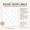 Smitten Thank You Favor Labels