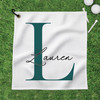 Modern Monogram Golf Towel