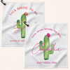 Succulent Cactus Golf Towel
