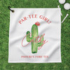 Succulent Cactus Golf Towel