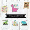 Dinosaur Party Pink Baby Gift Set