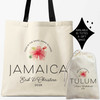 Hibiscus Destination Tote Bags