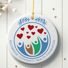 Custom Holly Logo Christmas Ornaments