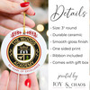 Custom Holly Logo Christmas Ornaments