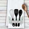 Modern Leaf Monogram Apron