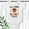 Breast Please Thanksgiving Shirt + Bib