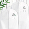 Modern Heart Mr. + Mrs. Garment Bags