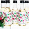 Cheerful Christmas Spirits Mini Bottles