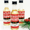 Tipsy Santa Mini Liquor Bottles + Labels