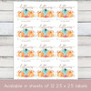 Watercolor Thanksgiving Leftovers Labels